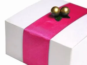 25 Yards 1.5" DIY Fushia Grosgrain Ribbon Wedding Party Dress Favor Gift Craft Decoration