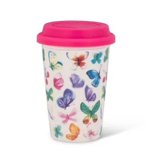 Abbott Travel Mug 12oz Butterflies (Ó)