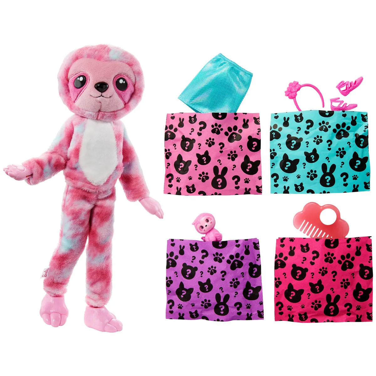 Barbie Cutie Reveal Sloth Doll