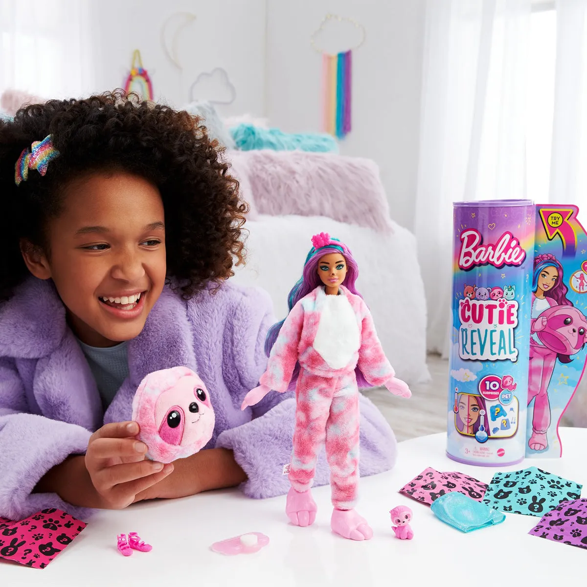 Barbie Cutie Reveal Sloth Doll