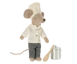 Chef Mouse w/ Soup Pot and Spoon