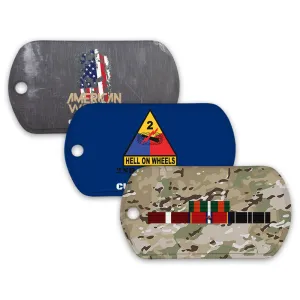 Custom Dog Tag Set (2-Sided)