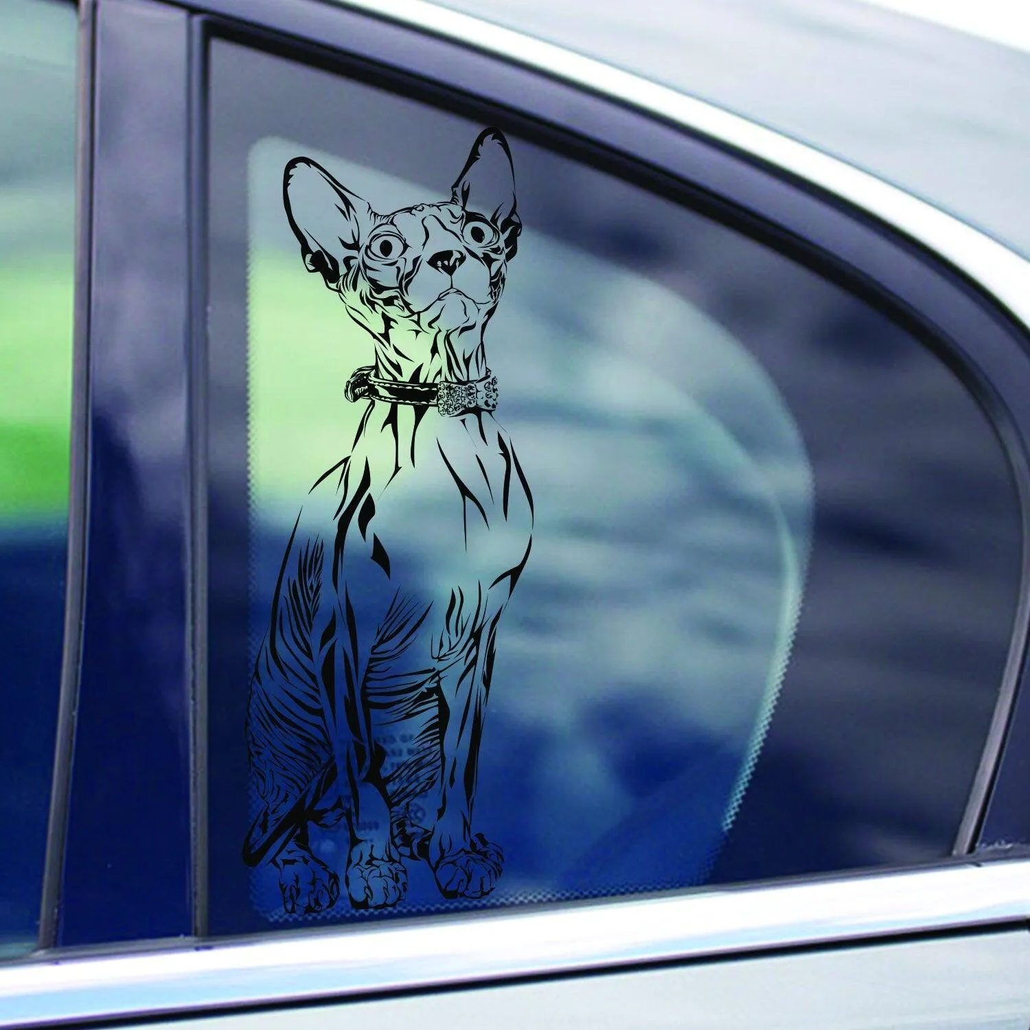 Custom Wall Decal Of Your Pet - Personalized Cat Lover Portrait Vinyl Sticker Gift Idea