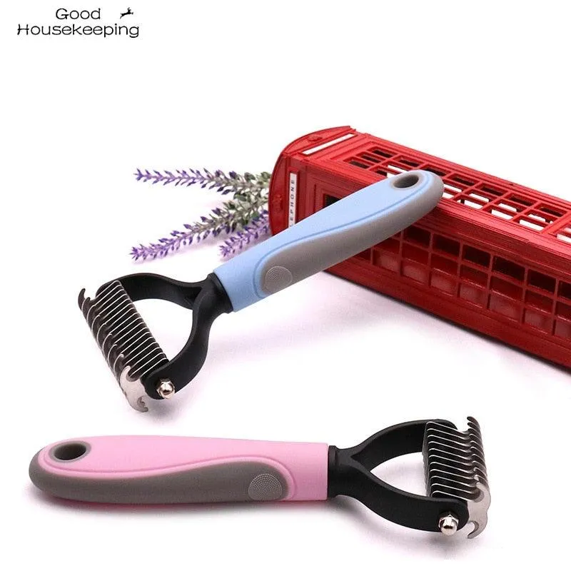 Double Sided Pet Hair Removal Comb Brush
