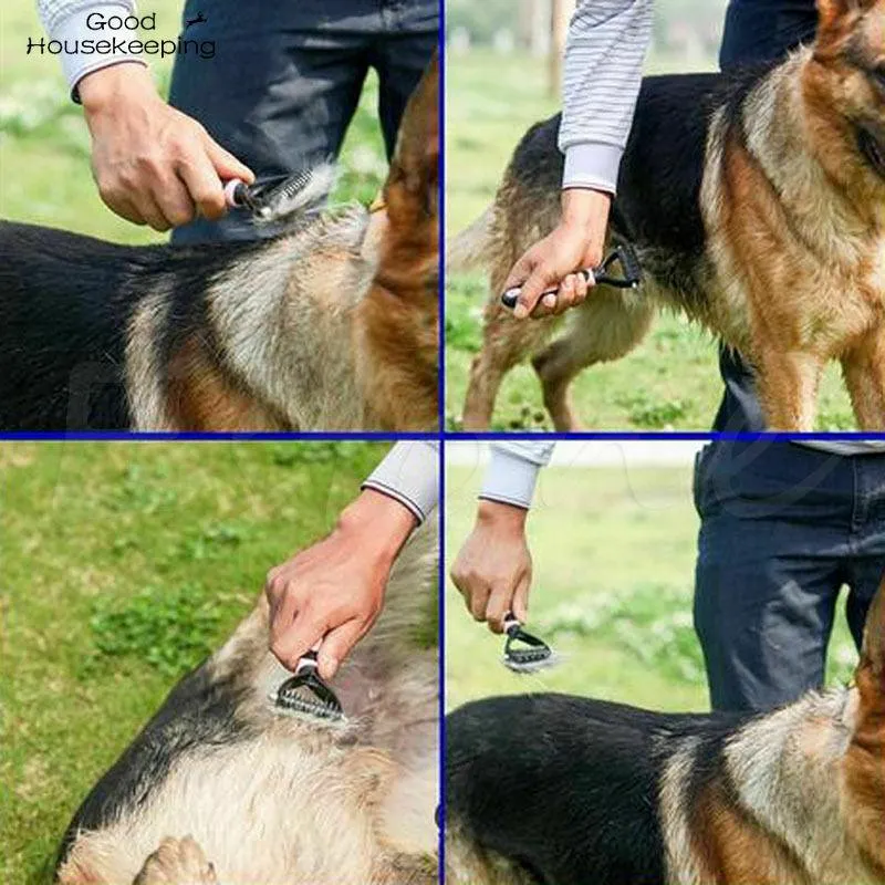 Double Sided Pet Hair Removal Comb Brush