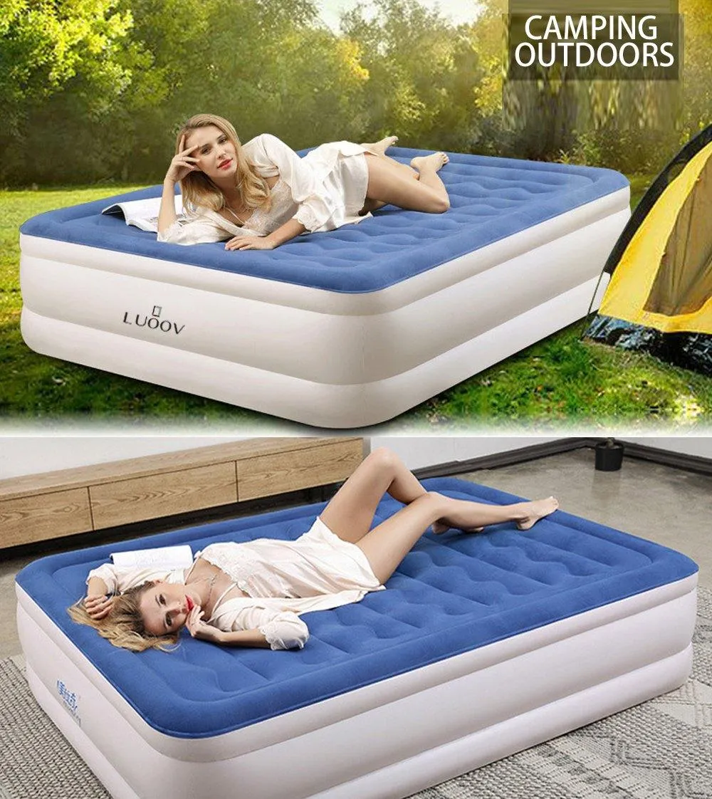 Dream Series Air Mattress with ComfortCoil Technology Pump