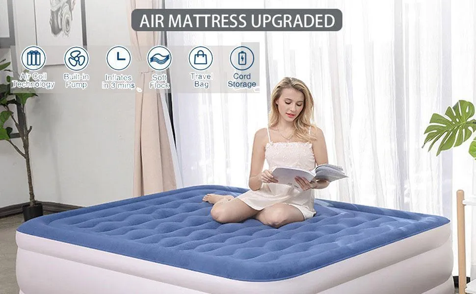 Dream Series Air Mattress with ComfortCoil Technology Pump