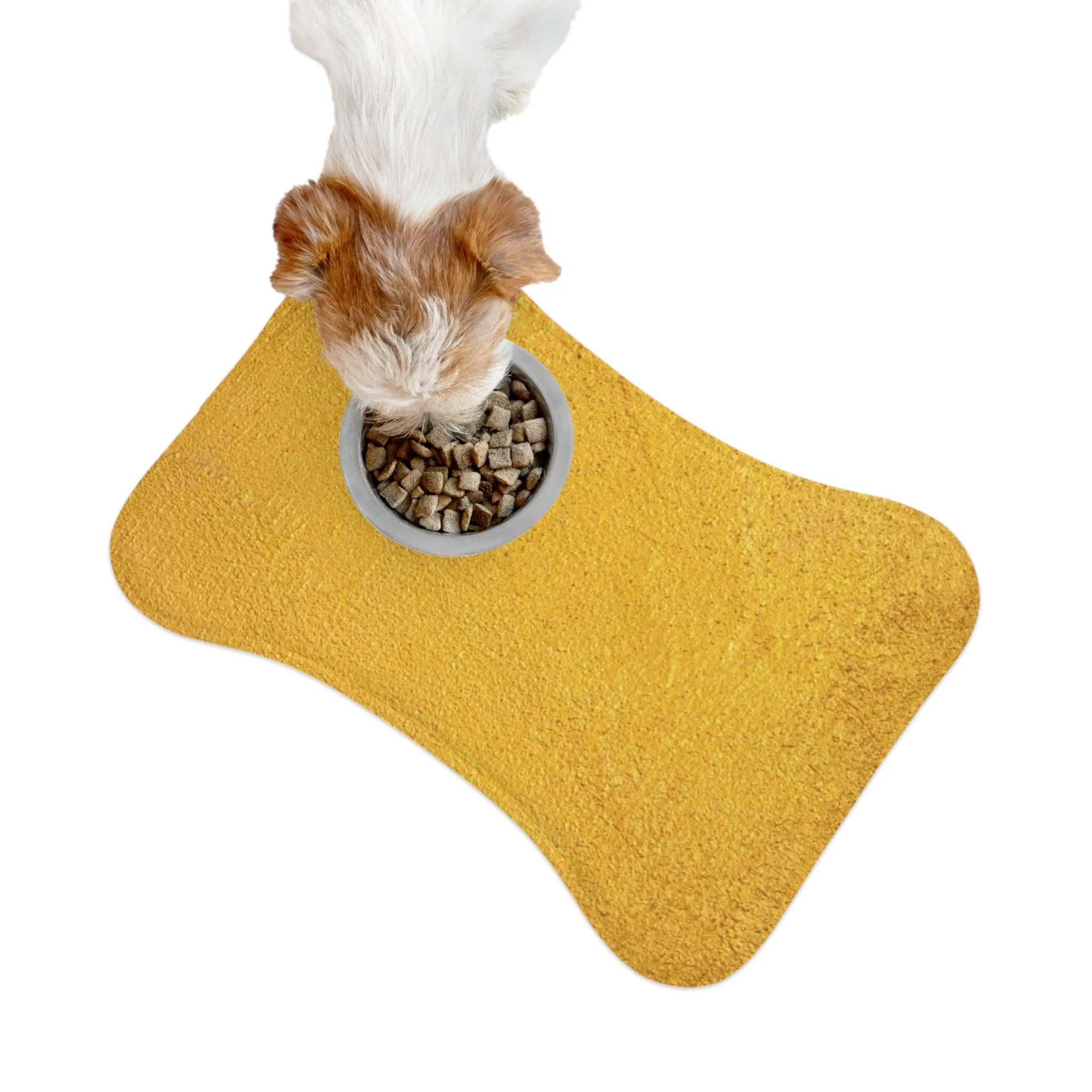 Faux Gold Cloth Pet Feeding Mats