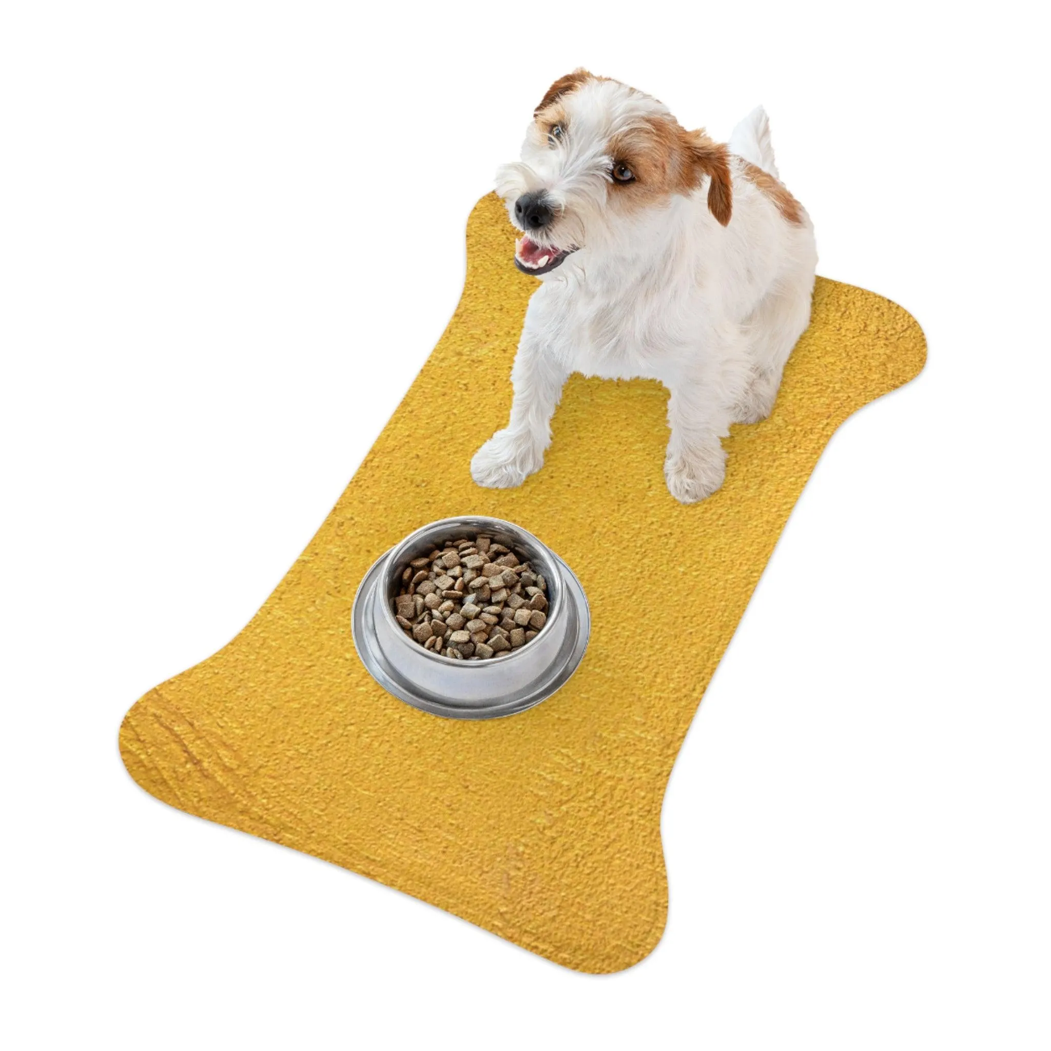 Faux Gold Cloth Pet Feeding Mats