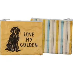 GOLDEN ZIPPER WALLET
