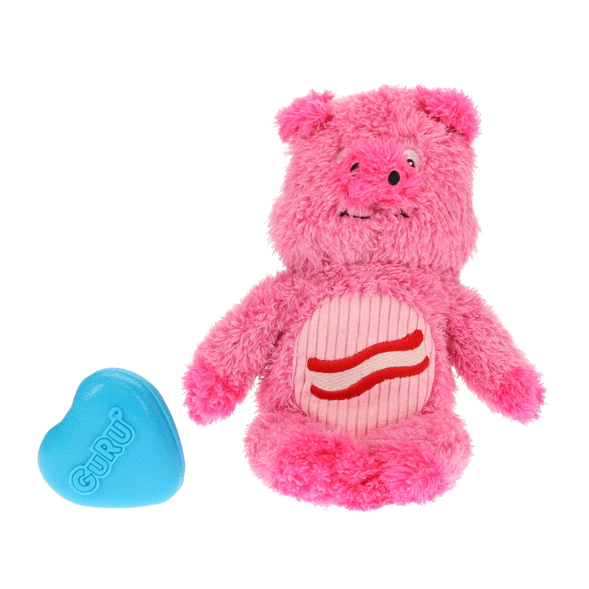 GURU Soft Scents Pig Bacon Dog Toy Medium