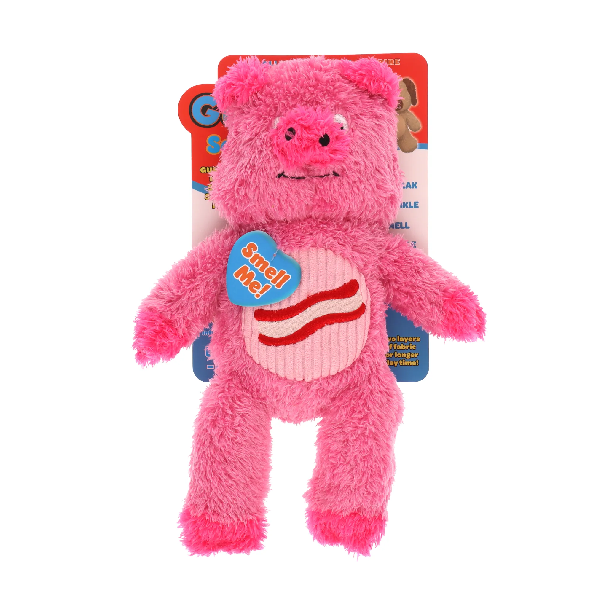 GURU Soft Scents Pig Bacon Dog Toy Medium