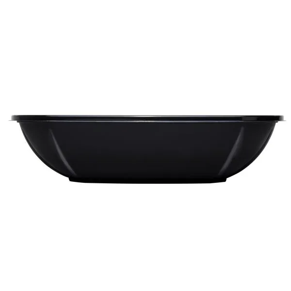 Karat 80oz PET Square Bowl, Black - 50 pcs