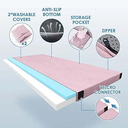 KingChii CertiPUR-US Memory Foam Camping Mattress, Sleeping Pad