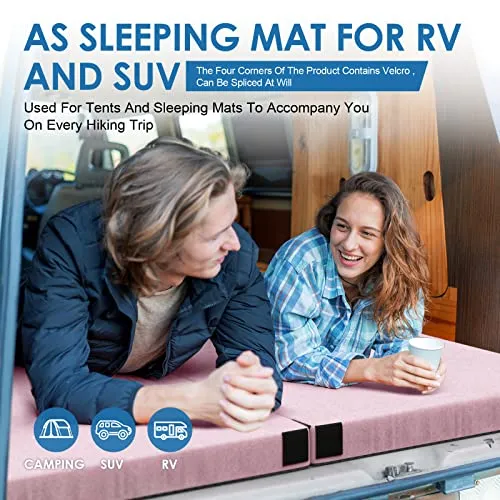 KingChii CertiPUR-US Memory Foam Camping Mattress, Sleeping Pad