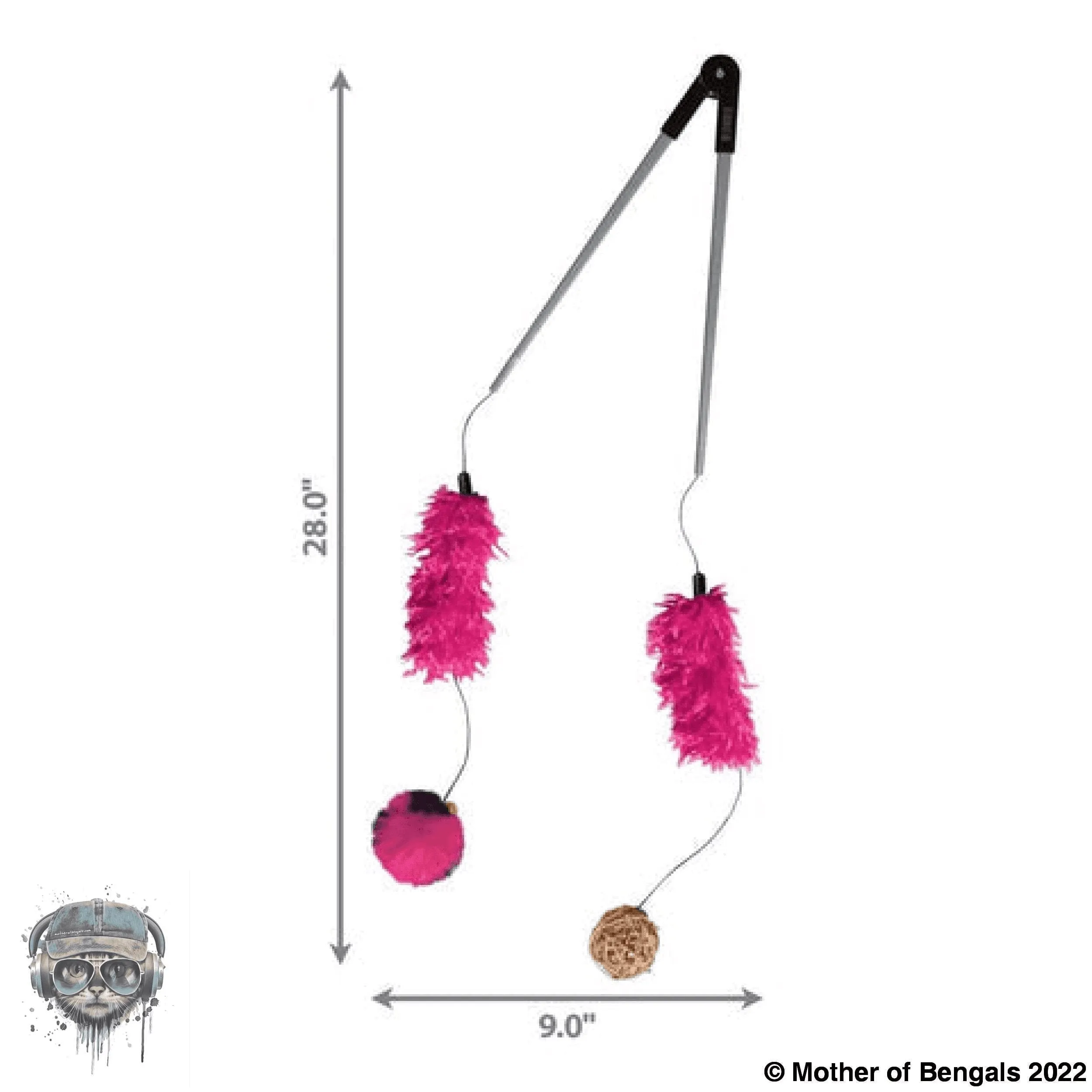 KONG Tweezerz Cat Teaser Wand