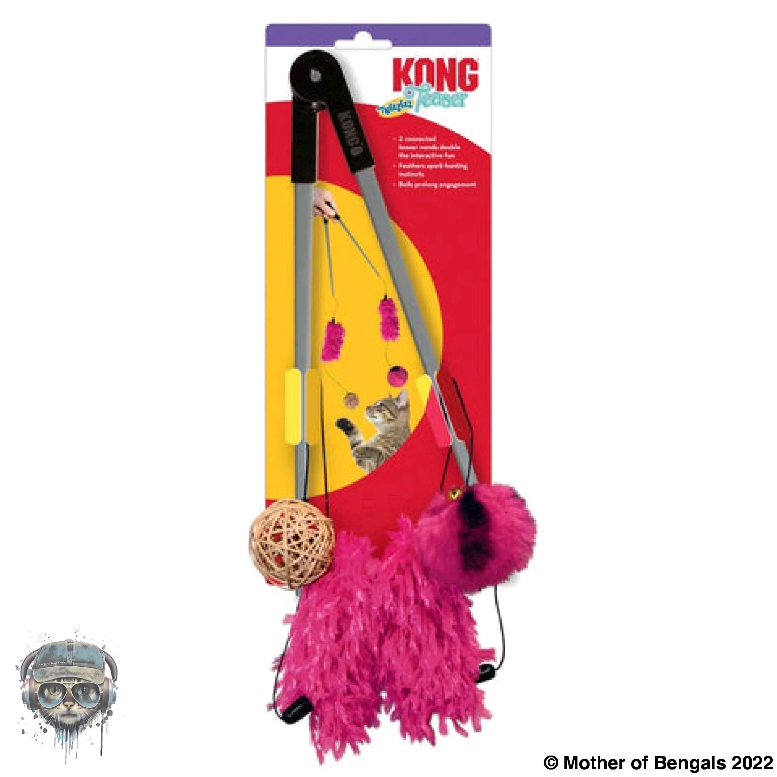 KONG Tweezerz Cat Teaser Wand