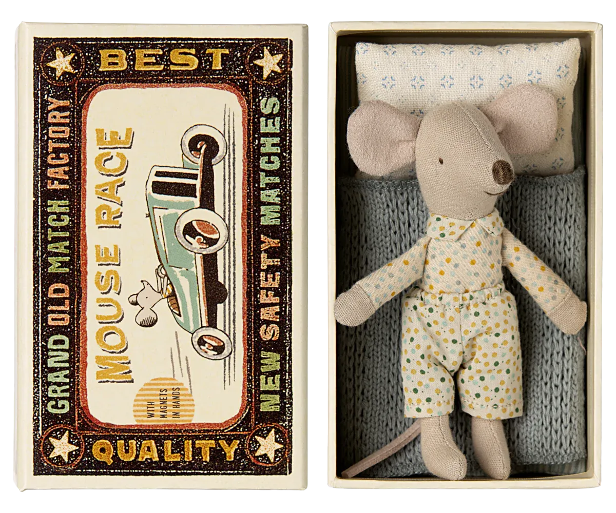 Little Brother Mouse in Matchbox