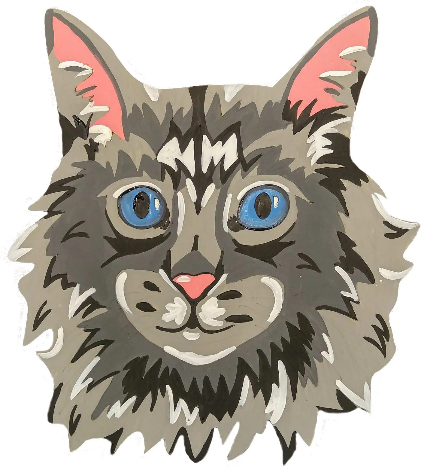 Maine Coon Cat-DIY Pop Art Paint Kit