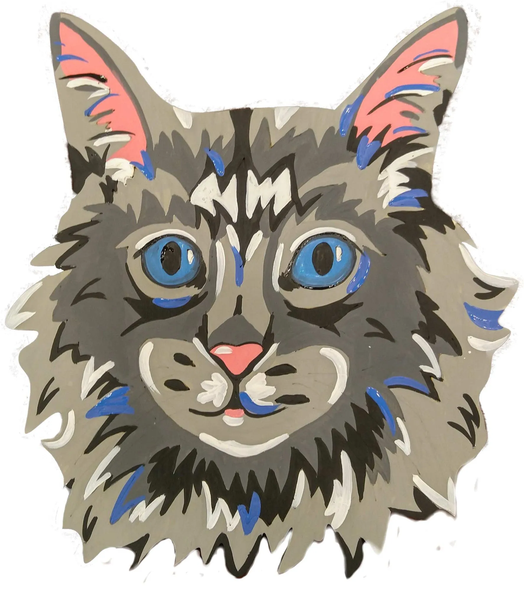 Maine Coon Cat-DIY Pop Art Paint Kit