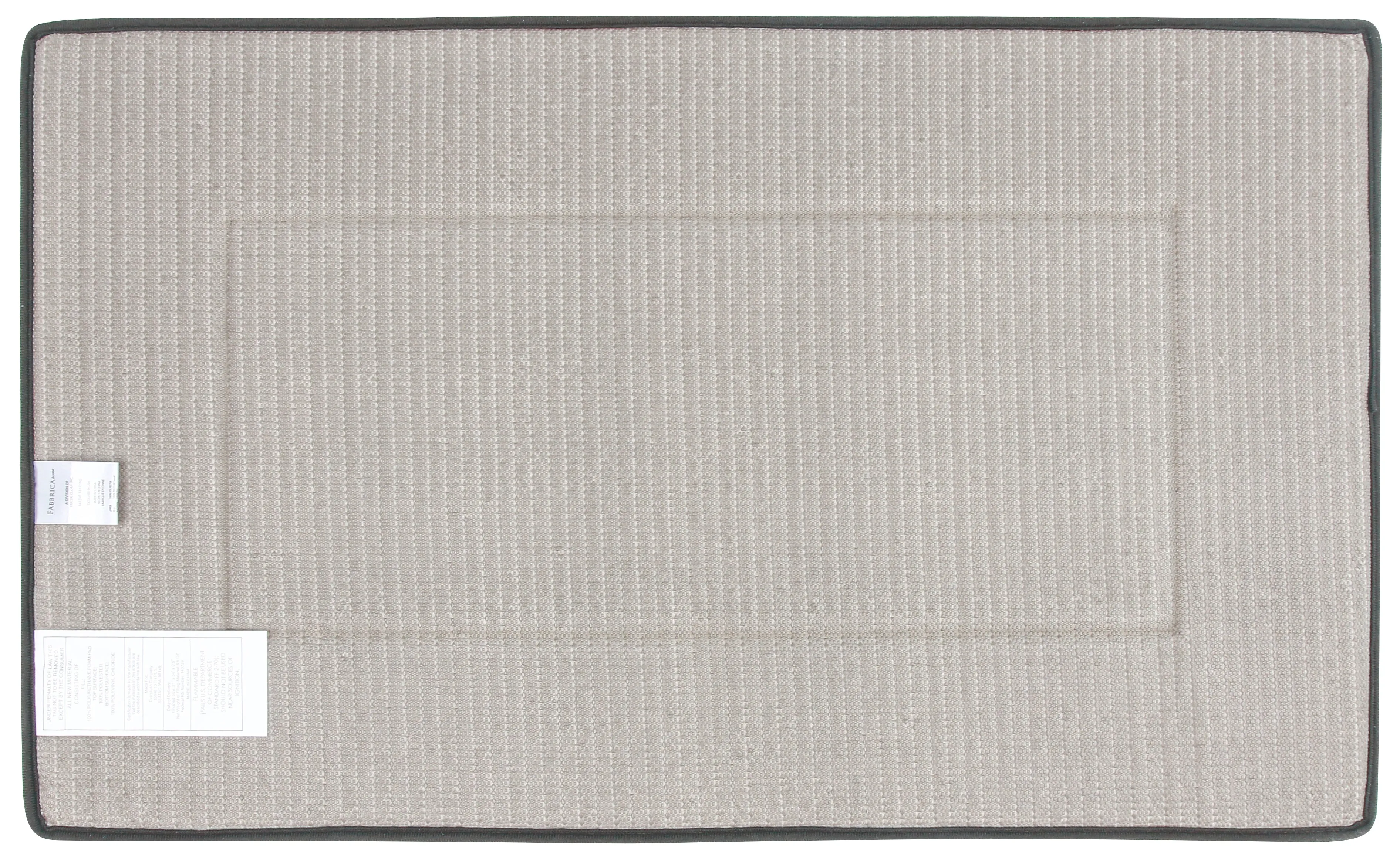 Memory Foam Bath Mat in Slate Grey, Large 21 x 34 in