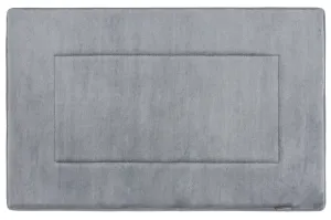 Memory Foam Bath Mat in Slate Grey, Large 21 x 34 in