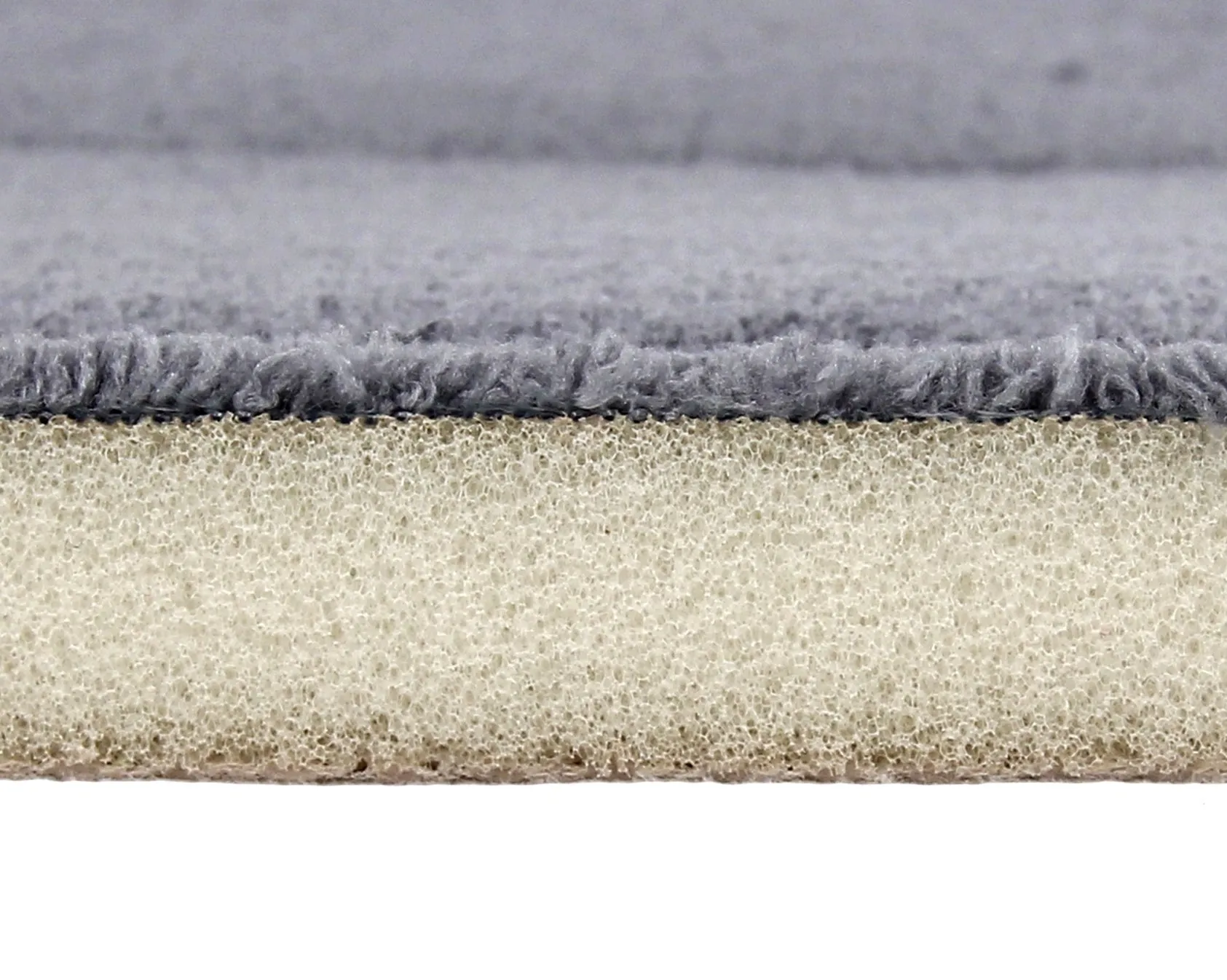 Memory Foam Bath Mat in Slate Grey, Large 21 x 34 in