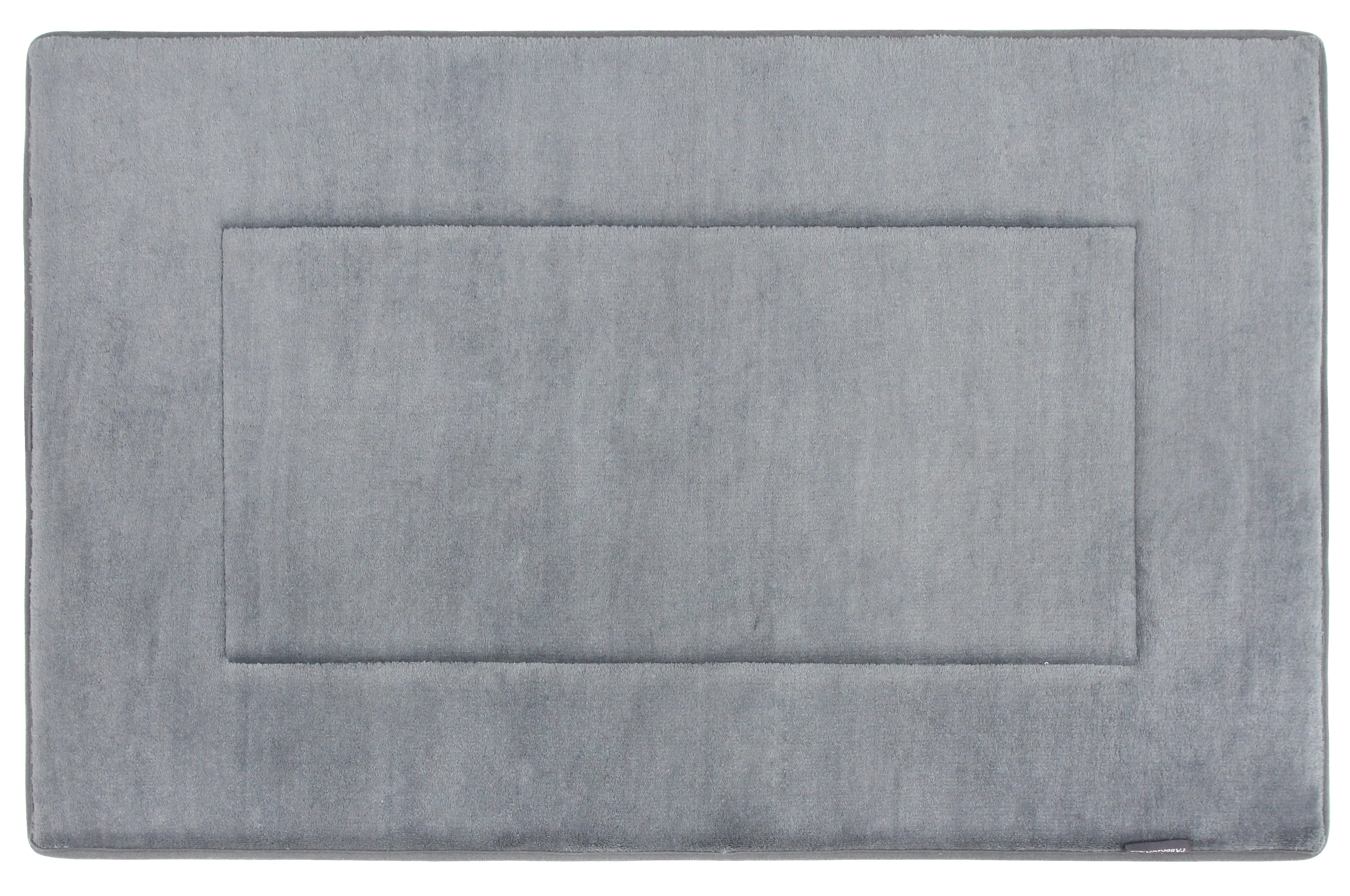 Memory Foam Bath Mat in Slate Grey, Large 21 x 34 in