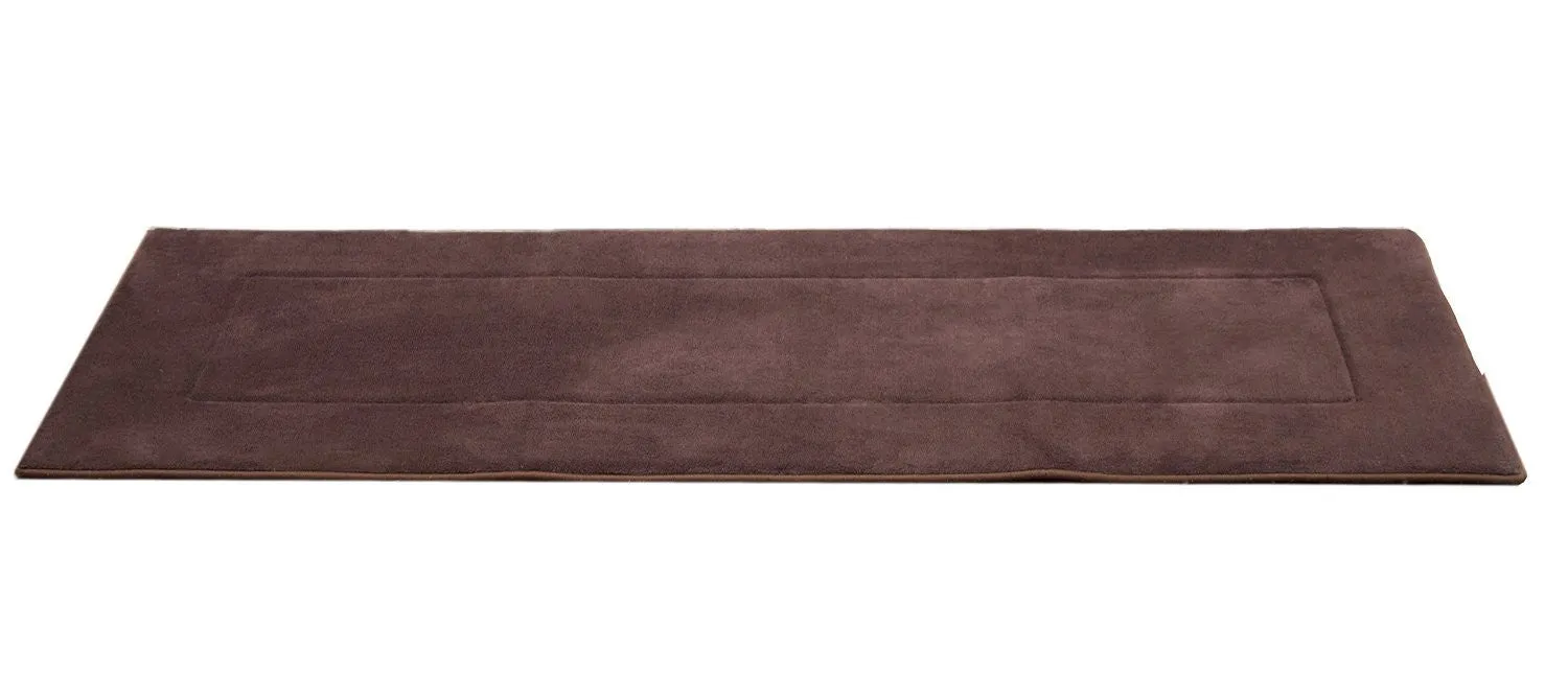 Memory Foam Runner in Coffee Brown, 2 x 5 ft
