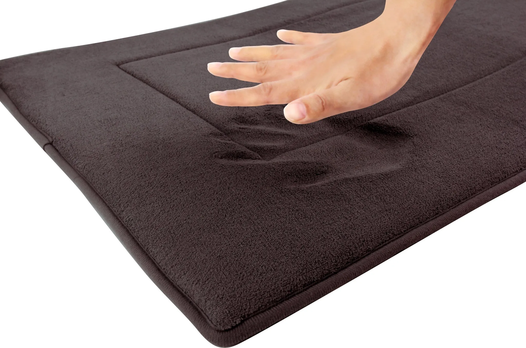 Memory Foam Runner in Coffee Brown, 2 x 5 ft