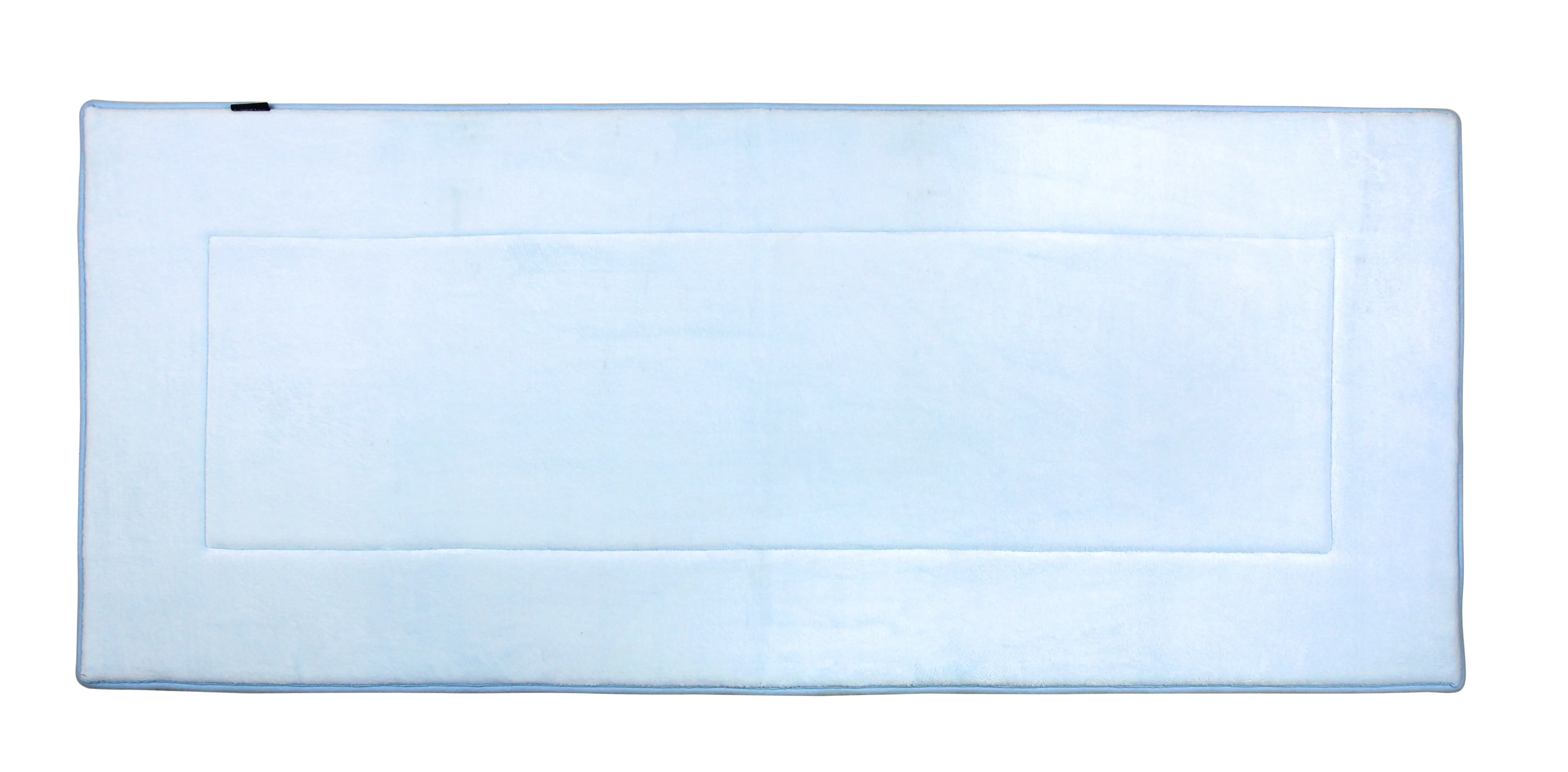 Memory Foam Runner in Sky Blue, 2 x 5 ft