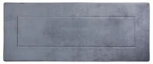 Memory Foam Runner in Slate Grey, 2 x 5 ft
