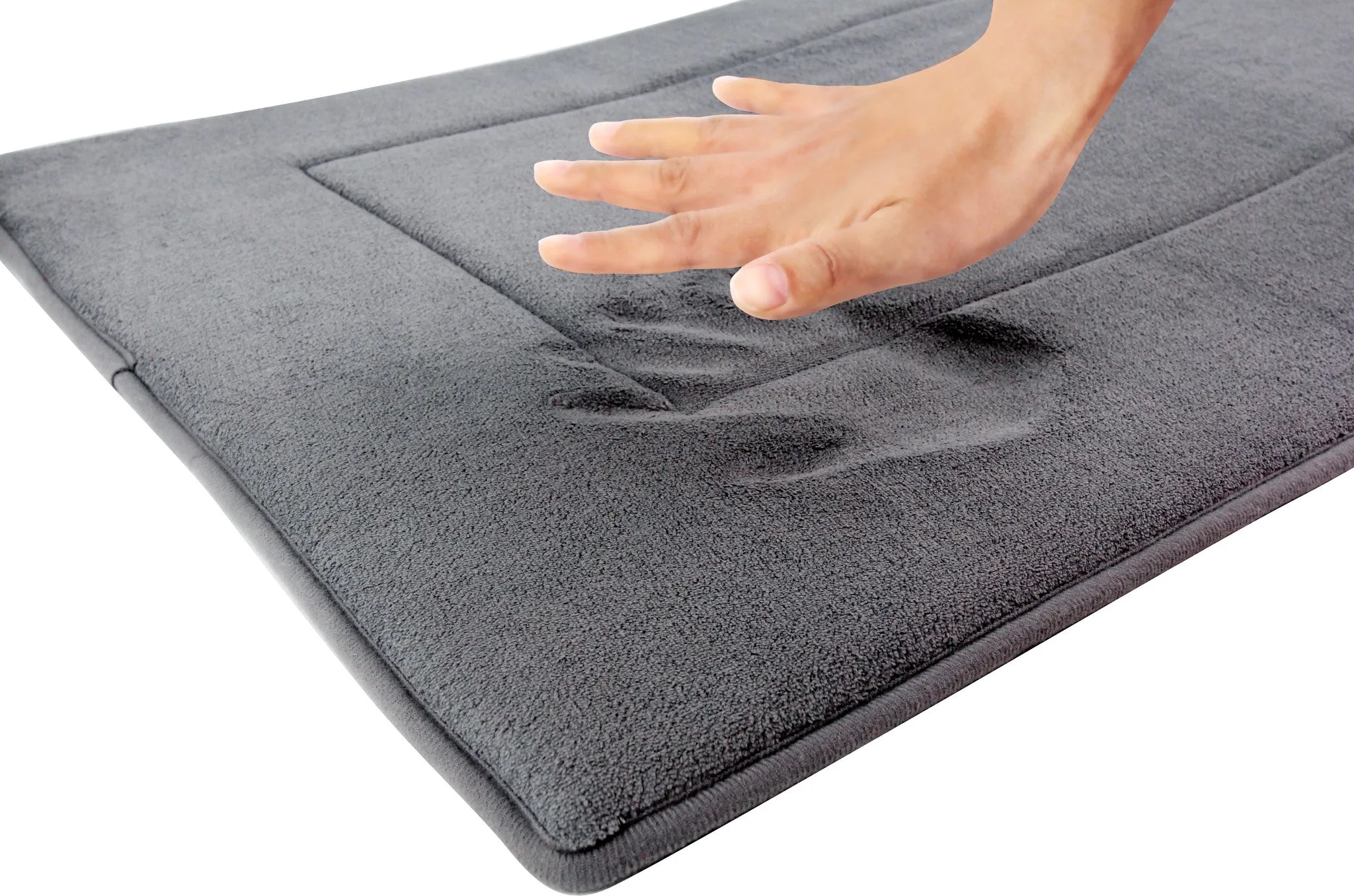 Memory Foam Runner in Slate Grey, 2 x 6 ft