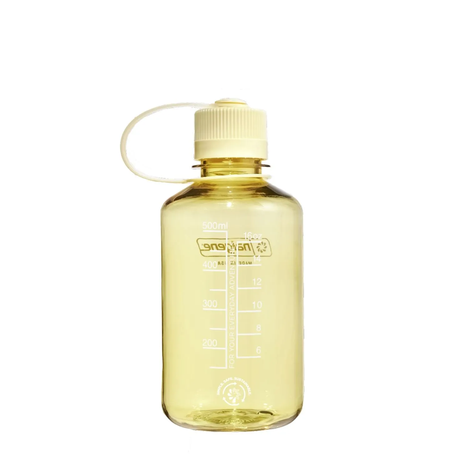 Nalgene 16oz Narrow Mouth Sustain Water Bottle (Monochrome)