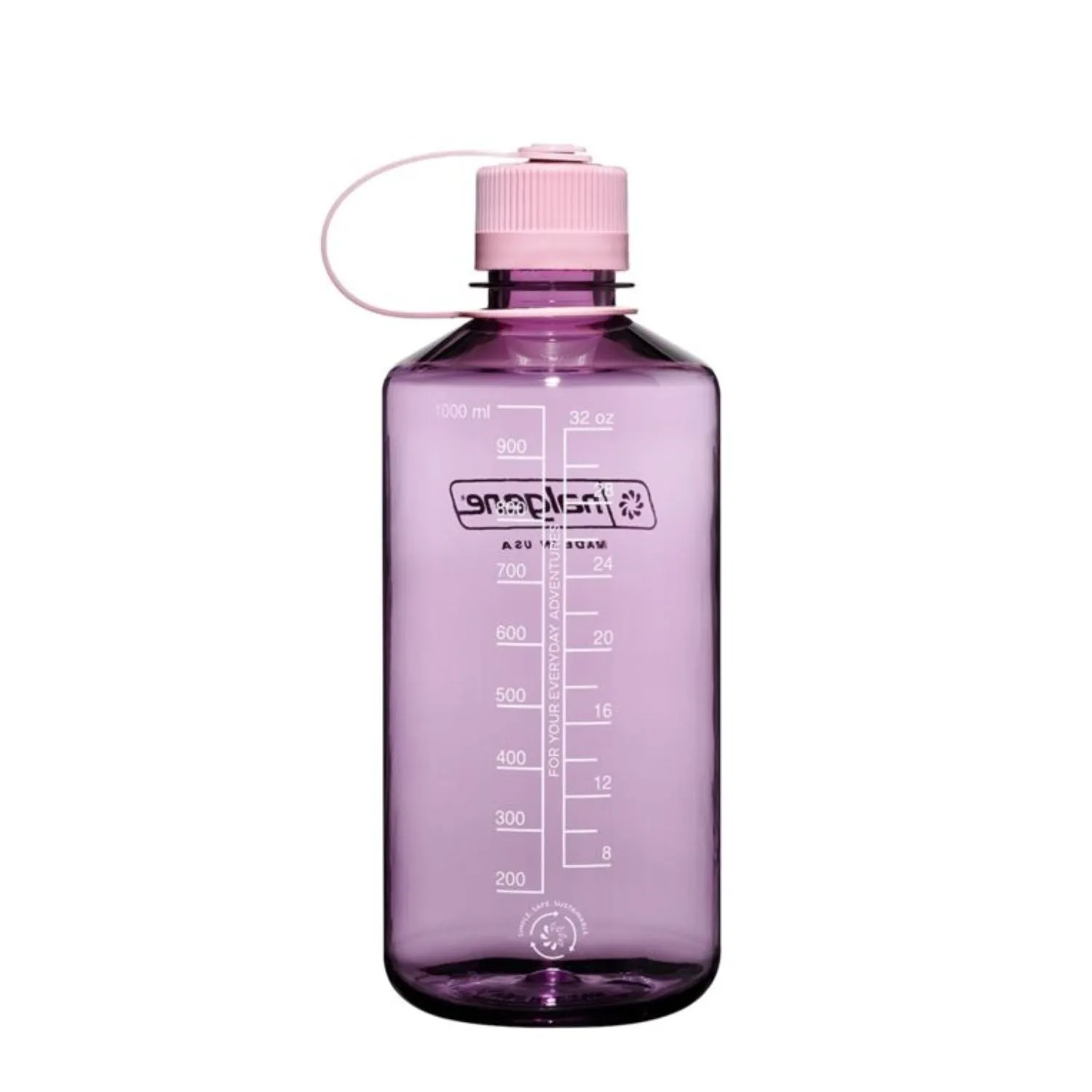 Nalgene 32oz Narrow Mouth Sustain Water Bottle (Monochrome)