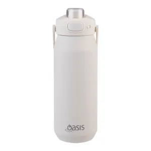Oasis Ceramic Stainless Steel Triple Wall Capri Quick Release Drink Bottle 750ML