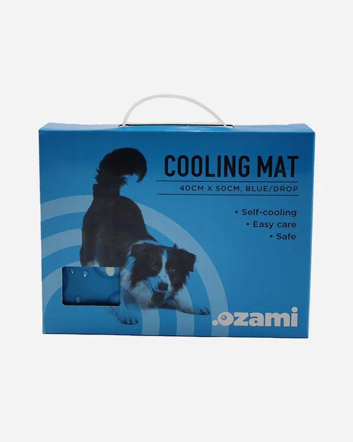 Ozami Cooling Mat - Blue with Drops