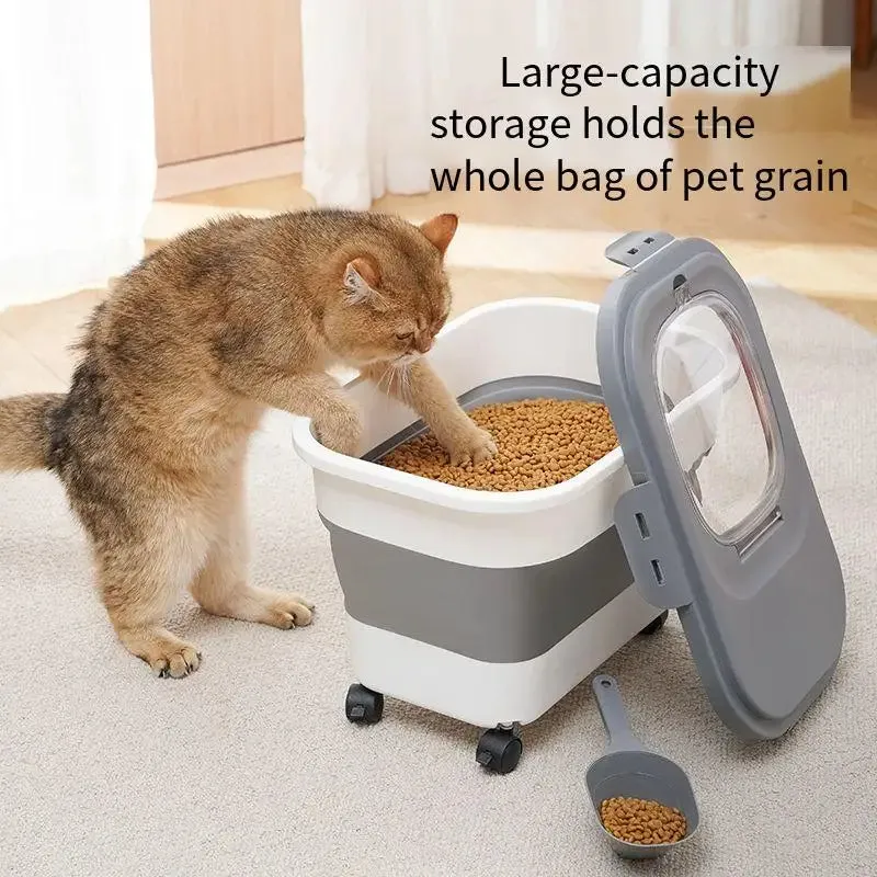 Pat and Pet Emporium | Pet Feeders | Folding Food Storage Box