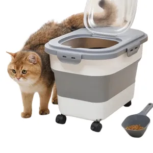 Pat and Pet Emporium | Pet Feeders | Folding Food Storage Box