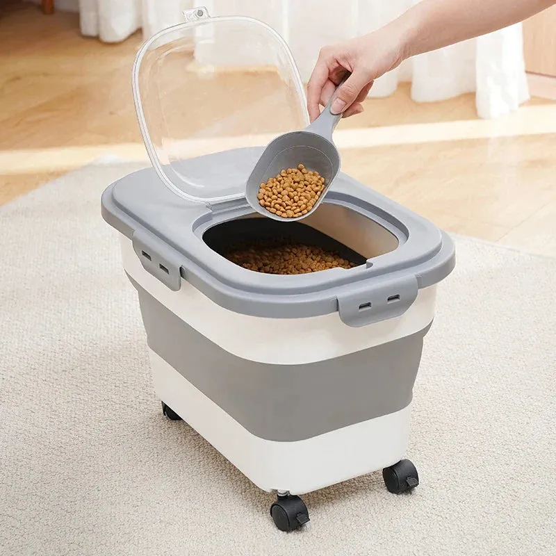 Pat and Pet Emporium | Pet Feeders | Folding Food Storage Box