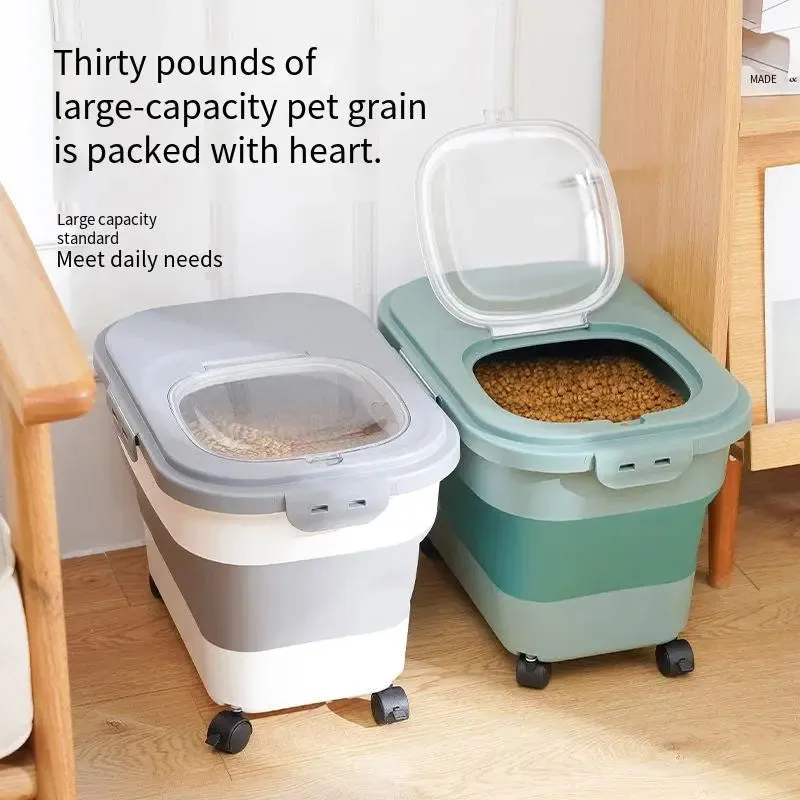 Pat and Pet Emporium | Pet Feeders | Folding Food Storage Box