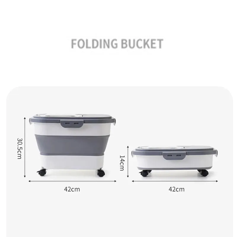 Pat and Pet Emporium | Pet Feeders | Folding Food Storage Box