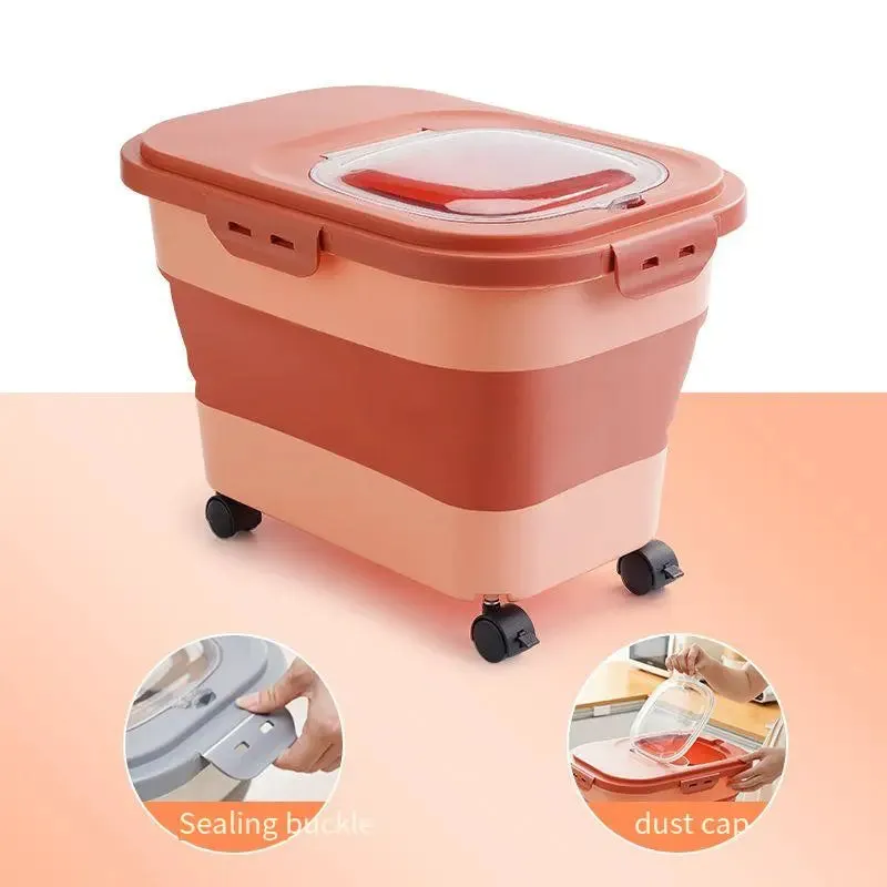 Pat and Pet Emporium | Pet Feeders | Folding Food Storage Box