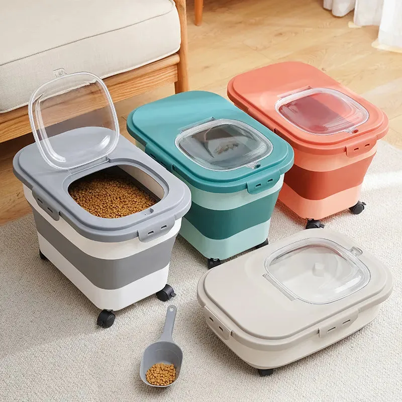 Pat and Pet Emporium | Pet Feeders | Folding Food Storage Box