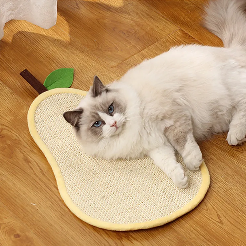 Pear Sisal Hanging Cat Scratching Mat
