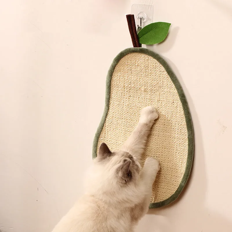 Pear Sisal Hanging Cat Scratching Mat