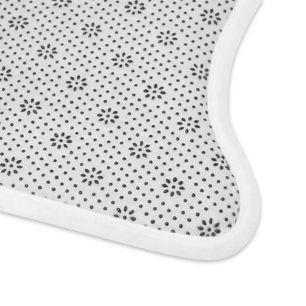 Personalize Pet Food Mat - Blue Ocean Patterns
