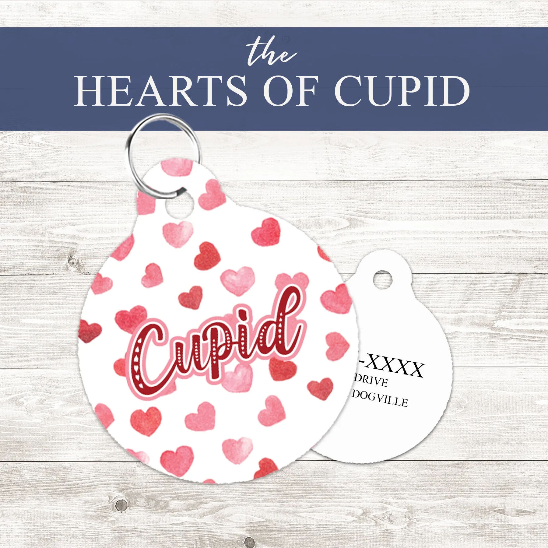 Pet ID Tag | Hearts Of Cupid