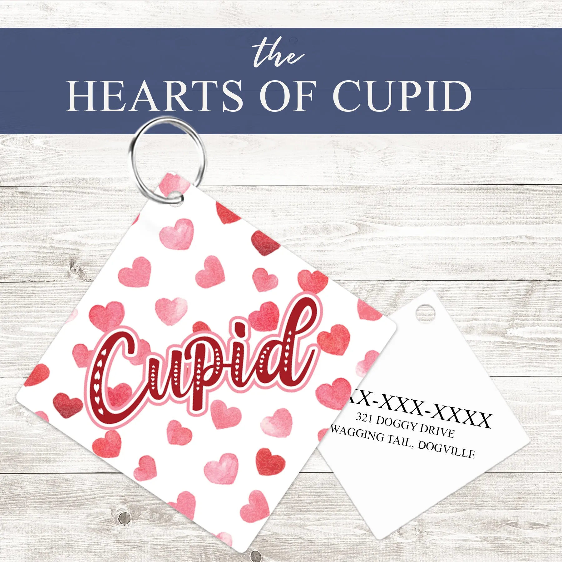 Pet ID Tag | Hearts Of Cupid
