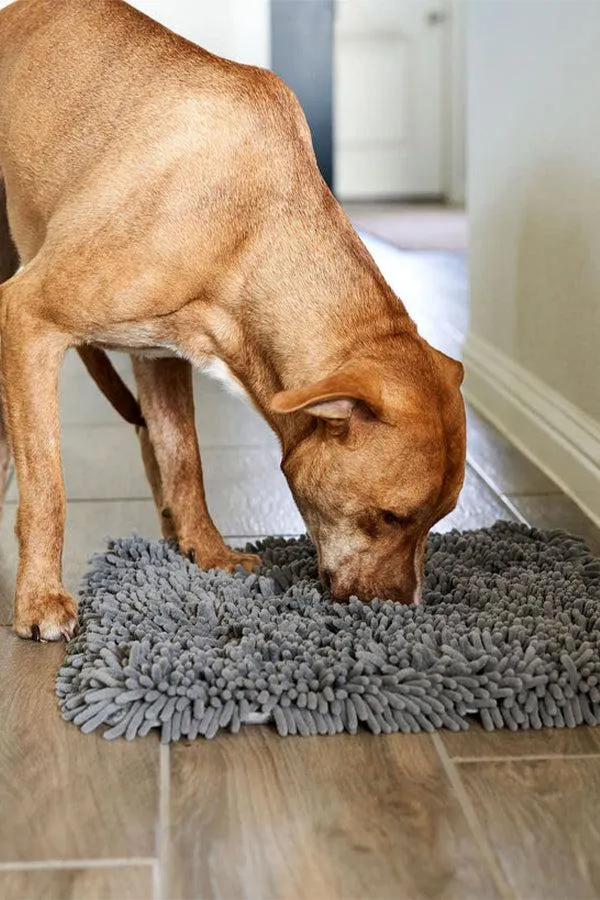 Pet Parents Forager Mat Modern Grey Slow Feeder